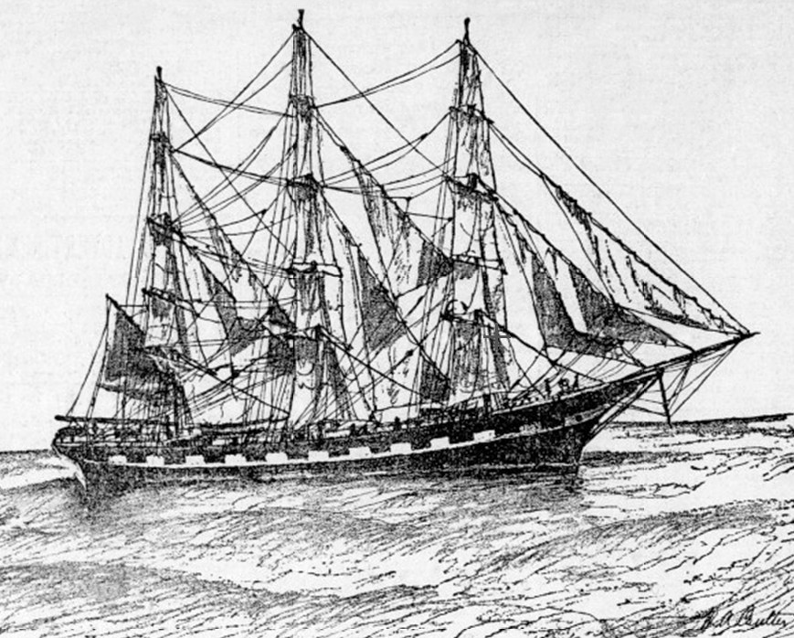 Okręt SS Ravenscrag - to na jego pokładzie ojcowie ukulele dotarli do wybrzeża Hawajów